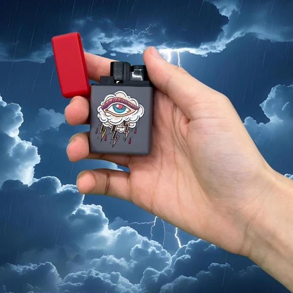 Zengaz Şimşek Göz Gri Çakmak - Resim 4