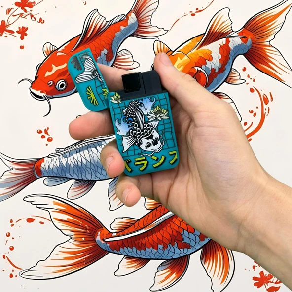 Zengaz Japonlu Koi Çakmak - Resim 4