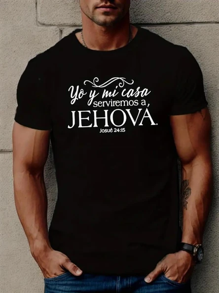 Erkek Jehova Baskılı Süprem T-shirt ürün görseli