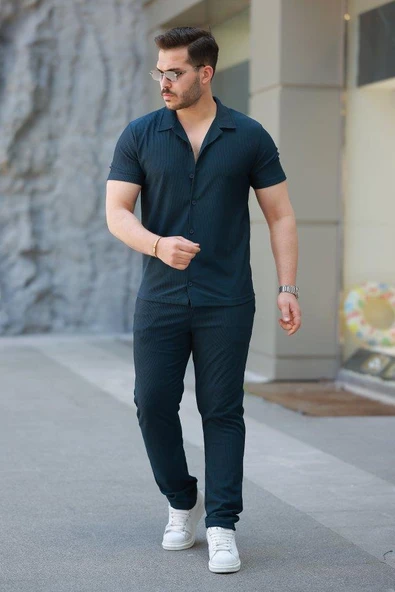 Erkek Ottoman Kumaş Pantolon Gömlek Takım ürün görseli