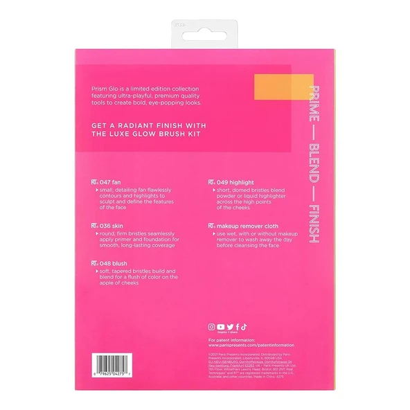 Real Techniques Limited Edition Prism Glo Luxe Glow Fırça Seti - Resim 6