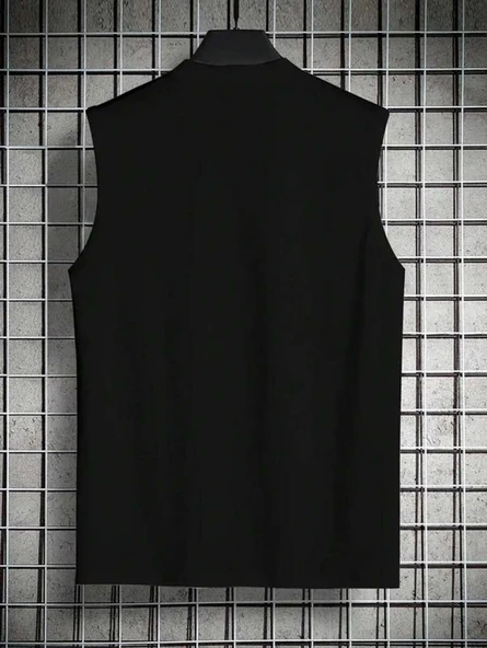 Erkek Sıfır Kol Victory Baskılı Süprem Bluz - Resim 3