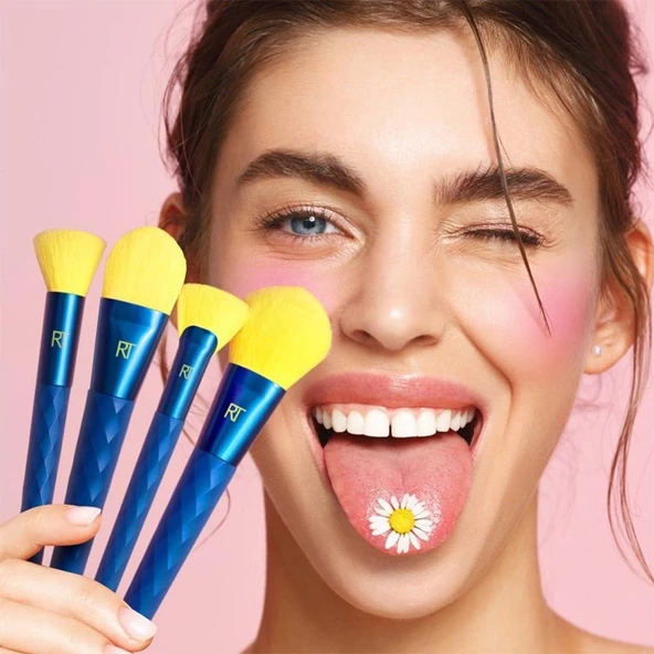 Real Techniques Limited Edition Prism Glo Luxe Glow Fırça Seti - Resim 3