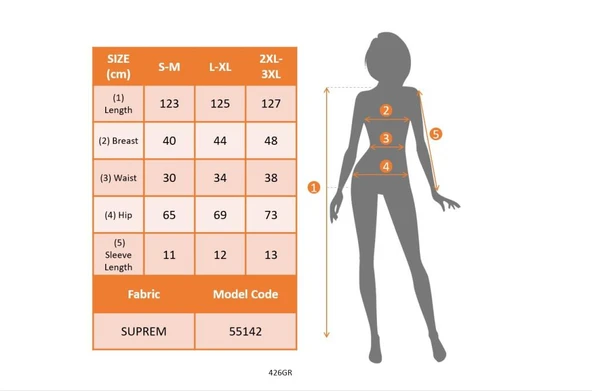 Kadın Kısa Kollu V Yakalı Desenli Yandan Yırtmaçlı Süprem Elbise - Resim 7