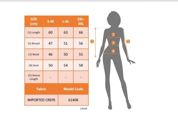 Kadın Kısa Reglan Kollu Yarı Balıkçı Yaka Ithal Krep Bluz - Resim 5