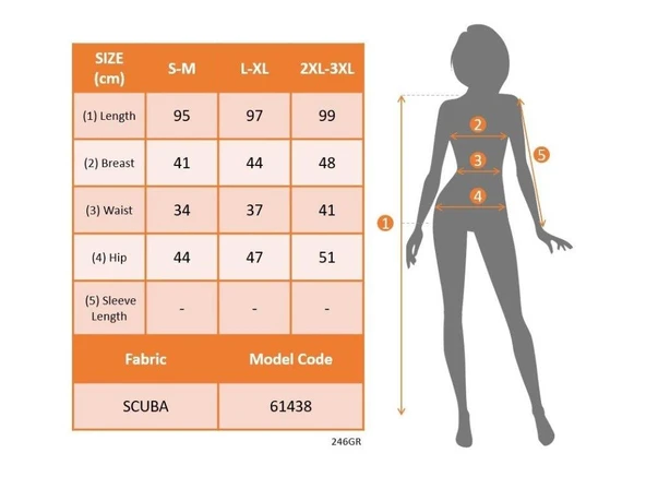 Kadın Askılı V Yaka Arkadan Fermuarlı Dalgıç Elbise - Resim 4