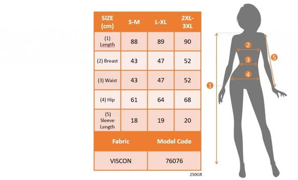 Kadın Kısa Kollu V Yaka önü Düğmeli Viskon Elbise - Resim 8