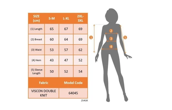 Kadın Uzun Kollu Bisiklet Yaka Desenli Viskon Iki Iplik Bluz - Resim 4