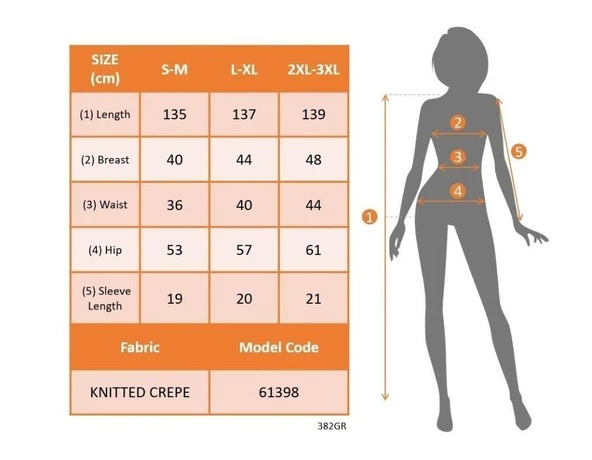 Kadın Kısa Kollu Bisiklet Yaka Puantiyeli Maksi örme Krep Elbise - Resim 6