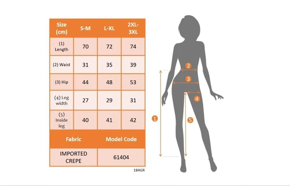 Kadın Yüksek Bel Yanlardan Düğmeli Kısa Ithal Krep Pantolon - 4