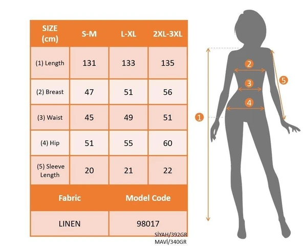 Kadın Kısa Kollu Yakalı önden Düğmeli Beli Kuşaklı Ithal Keten Elbise - Resim 7