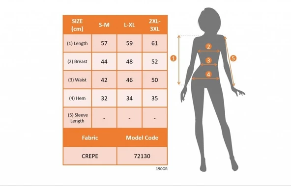 Kadın Sıfır Kol Etek Ucu Bağlama Detay Ithal Krep Bluz - Resim 5
