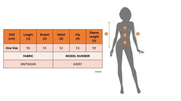 Kadın Uzun Kollu Bisiklet Yaka çizgili Kısa Triko Elbise - Resim 6