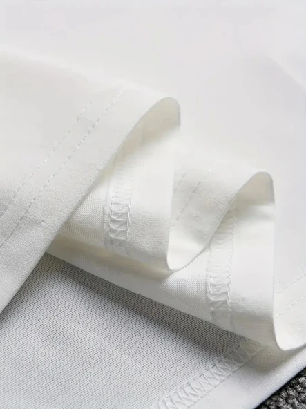 Erkekler Için PERFECTLY Günlük Tişört - Beyaz - Resim 3