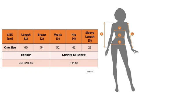Kadın Kısa Kol Polo Yaka çizgi Desen Triko Bluz - Resim 6