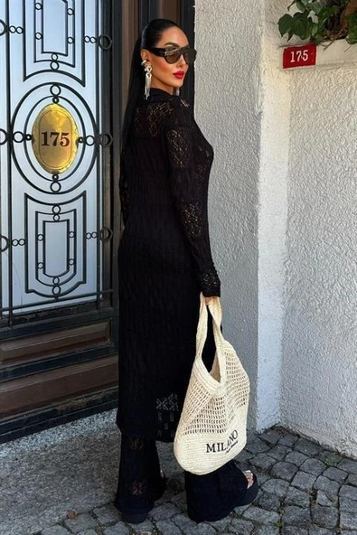 Bridget Ajurlu Uzun Hırka Takım 9881 - 4