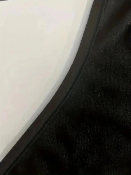 Kadın Askılı Kuş Gözü Ve Dekolte Detay Boyundan Bağlamalı Viskon Bluz - Resim 5