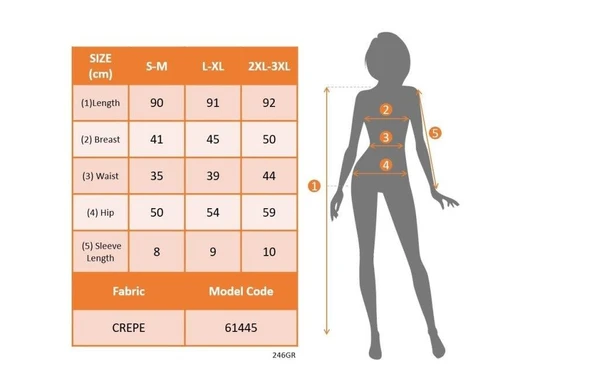 Kadın Kısa Kollu Geometrik Yakalı Janjan Krep Elbise - Resim 2