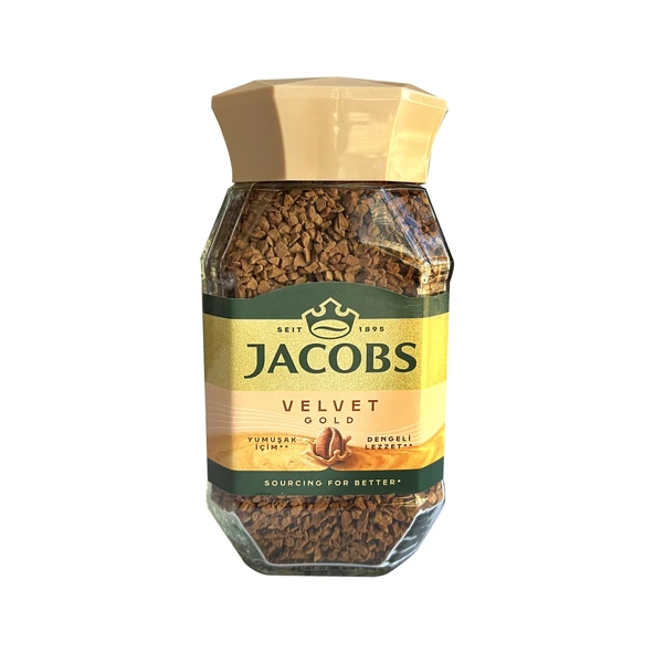 Jacobs Velvet Gold 100 gr Çözünebilir Kahve x 4 Adet - Resim 2