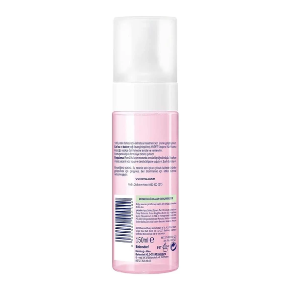 Nivea Badem Yağı Özlü Kuru Ciltler için Yüz Yıkama Köpüğü 150ML - 3