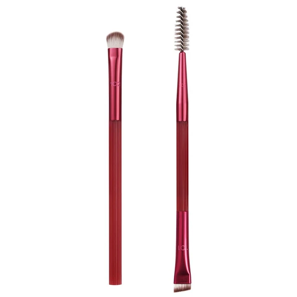 Real Techniques RT-0061 Solar Power Smolder Limited Edition İkili Göz ve Kaş Makyaj Fırça Seti - Resim 4