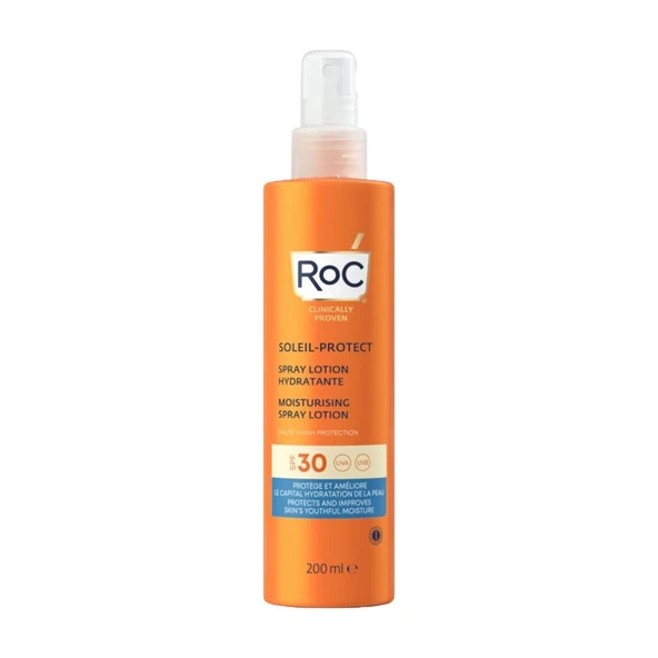 Roc 30 Faktör Nemlendirici Güneş Kremi Sprey 200ML