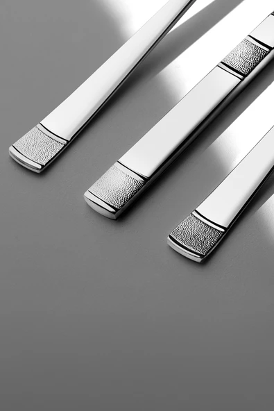 Nehir dila 60 parça çatal kaşık takımı - çatal kaşık seti takımı 12 kişilik - Resim 2