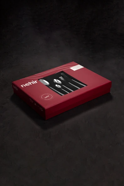 Nehir dila 60 parça çatal kaşık takımı - çatal kaşık seti takımı 12 kişilik - Resim 3