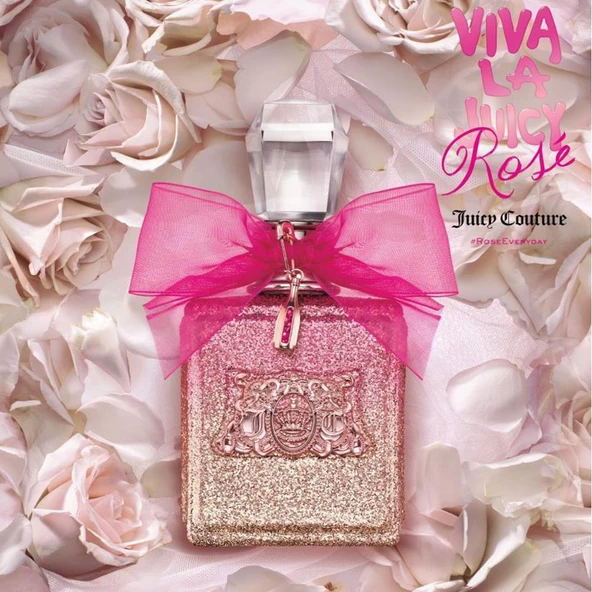 Juicy Couture Viva La Juicy Rose EDP Kadın Parfümü 100ML - Resim 3