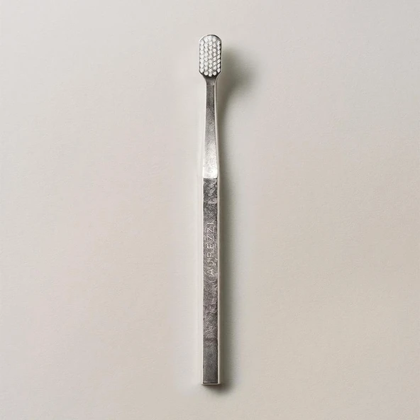 Aurezzi Silver White Beyaz Medium Orta Diş Fırçası ürün görseli