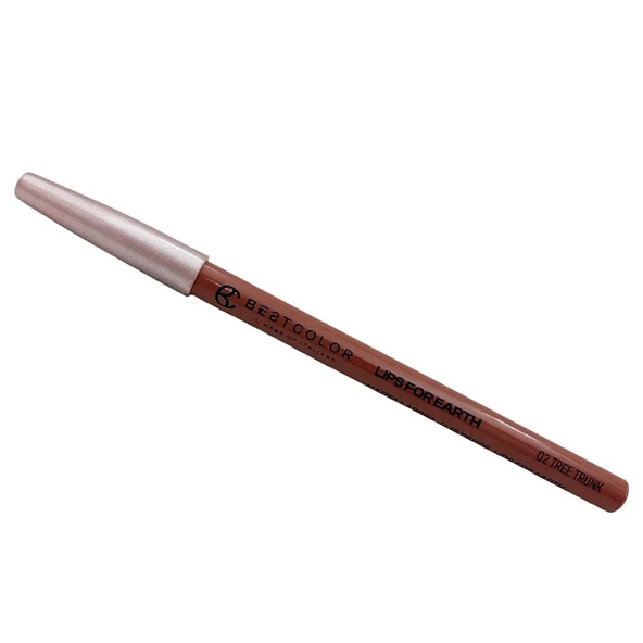Best Color Lips For Earth 02 Ağaç Gövdesi Dudak Kontur Kalemi