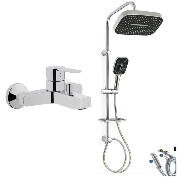 Artema Fold S Banyo Bataryası + Doppo Prime Lux Tepe Duş Sistemi ürün görseli