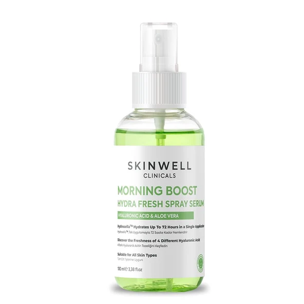 Skinwell Sabah Yoğun Bakım Hyalüronik Asit İçerikli Yüz Bakım Sprey Serum 100ML ürün görseli 1