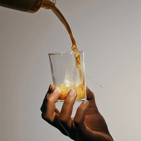 Aurezzi Mountwash 24K Altın Parçacıkları Menthol Ağız Bakım Suyu 220ML - Resim 3