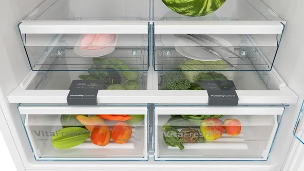 Bosch KDN86XWE1N Çift Kapılı No Frost Buzdolabı - Resim 5