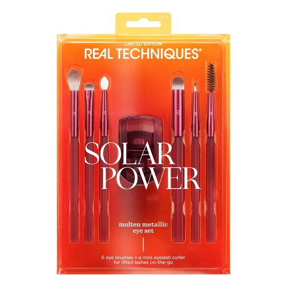 Real Techniques RT-0961 Solar Power Molten Limited Edition Metalik Göz Makyaj Fırça Seti ürün görseli
