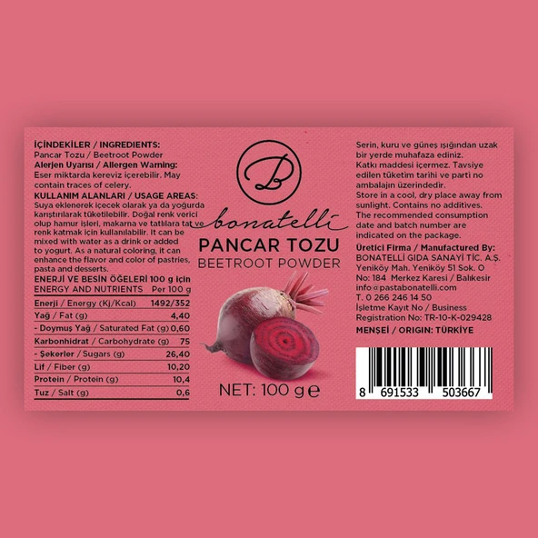 Pancar Tozu 100 G - 2