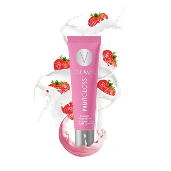 Volumax Fruit Gloss Çilek ve Krema Aromalı Dudak Parlatıcısı 7.5ML - 2