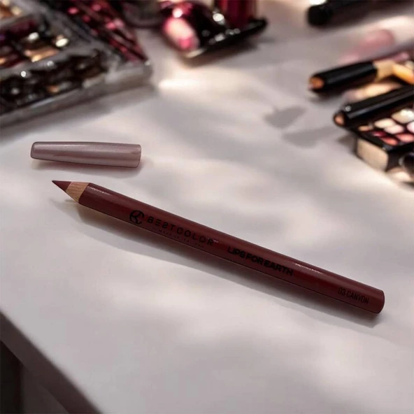 Best Color Lips For Earth 03 Kanyon Dudak Kontur Kalemi - 2