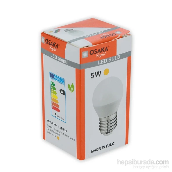 Osakalight 6W-50watt  Led Top Ampul E27 Günışığı ürün görseli 1