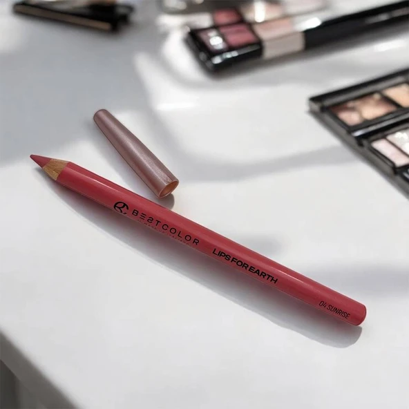 Best Color Lips For Earth 04 Güneşin Doğuşu Dudak Kontur Kalemi - Resim 2