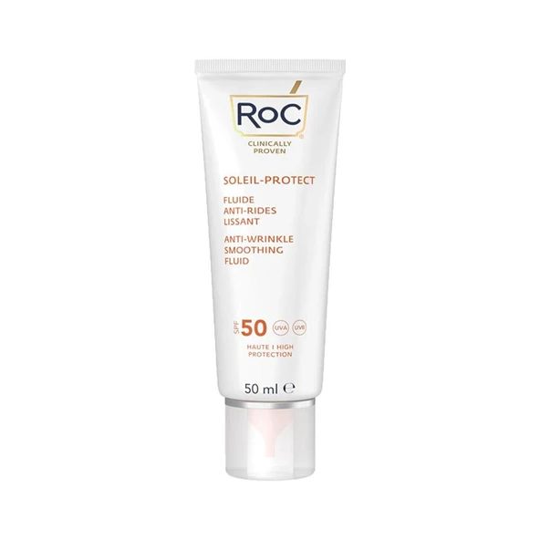 Roc Soleil-Protect Anti-Wrinkle Kırışıklık Karşıtı Likit Güneş Kremi 50 Faktör 50ML - Resim 2