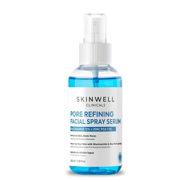 Skinwell Gözenek Sıkılaştırıcı ve Yoğun Nemlendirici Yüz Bakım Sprey Serum 100ML ürün görseli 1