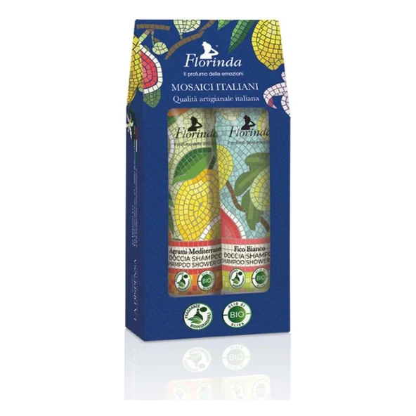 Florinda Mozaik Beyaz İncir 30ML ve Kıyı Limonu 30 ML Duş Şampuanı 2li Set ürün görseli 1