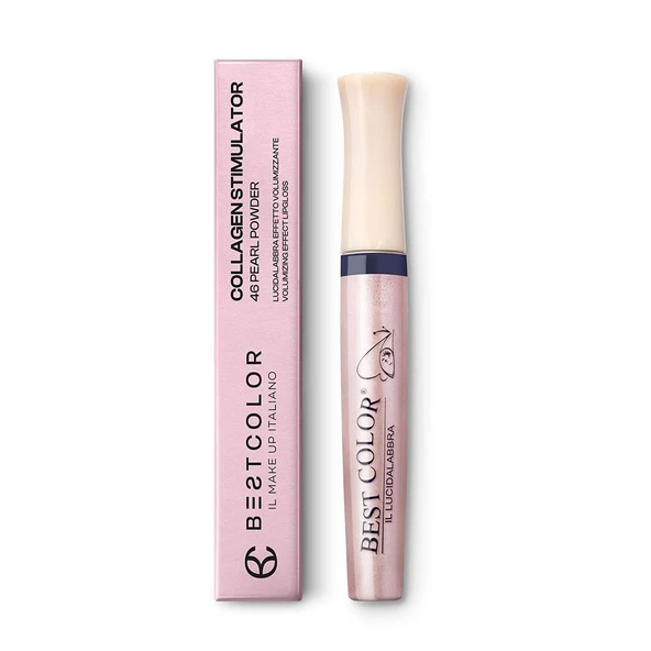 Best Color Collagen Stimulator Volumizing 46 İnci Tozu Dudak Parlatıcısı - 1