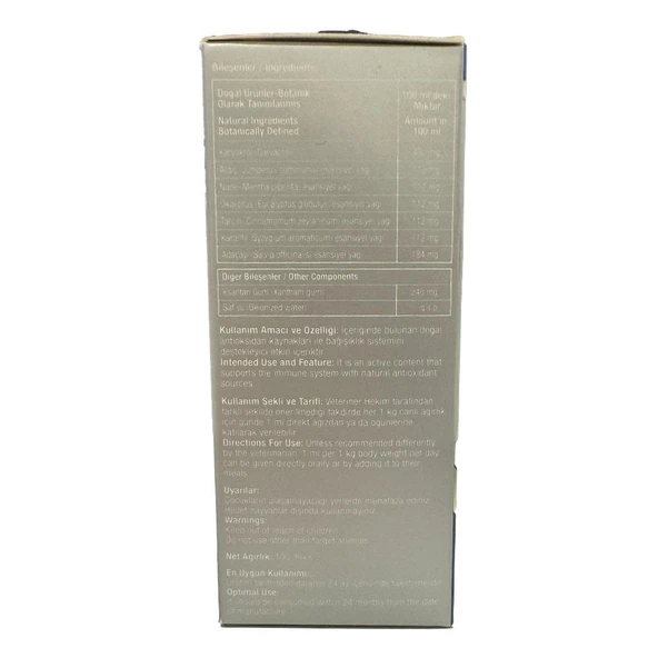 Bactesil Kediler için Bağışıklık Sistemi ve Tüy Güçlendirici Esansiyel Yağ 100ML - Resim 3