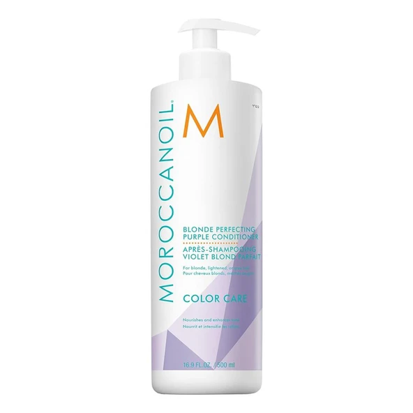 Moroccanoil Color Care Blonde Perfecting Purple Conditioner Sarı Saçlar İçin Mor Saç Kremi 500ML ürün görseli 1