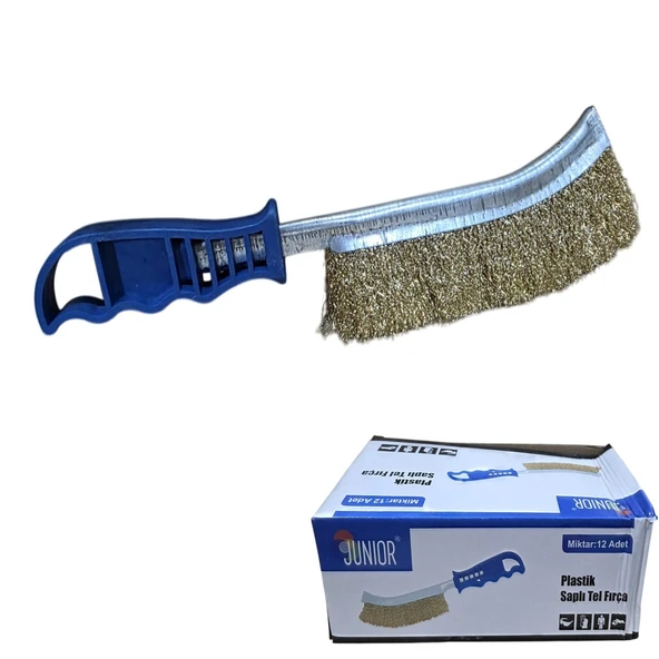 JUNİOR 260MM PLASTİK SAPLI TEL FIRÇA 12 ADET