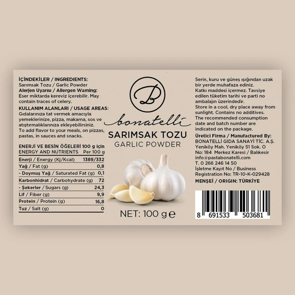 Sarımsak Tozu 100 G - 2