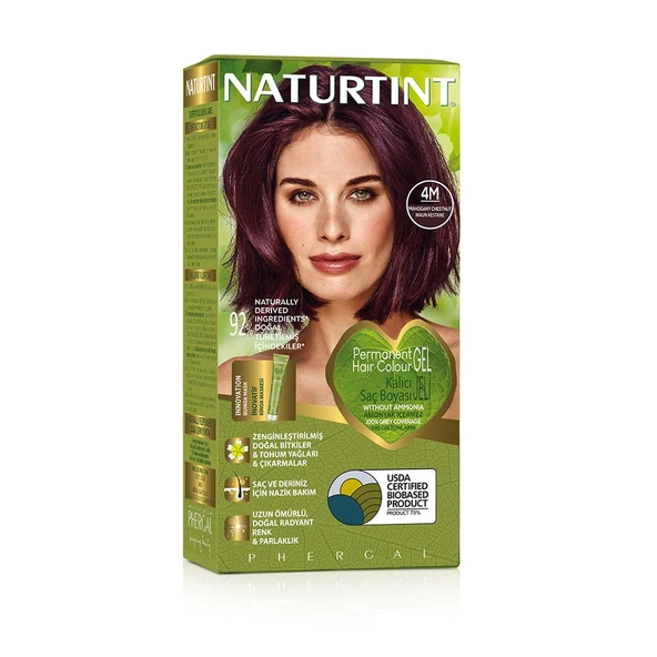 Naturtint 4M Maun Kestane Doğal Saç Boyası 170ML ürün görseli 1